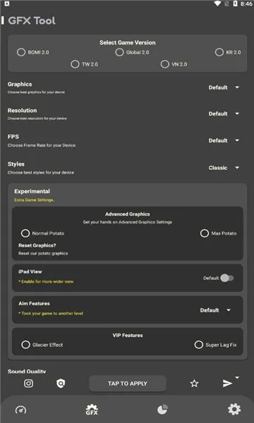 Battle GFX Tool Pro(��Ϸ���ʵ�����)v24.0.0 ��Ѱ��ͼ