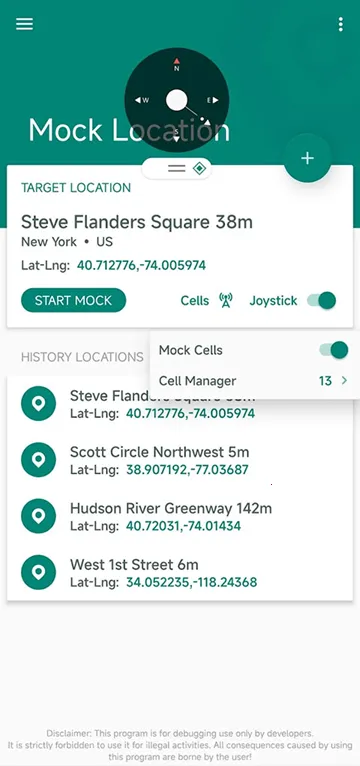 FakeLocation����λ��v1.3.10 �ֻ����ͼ