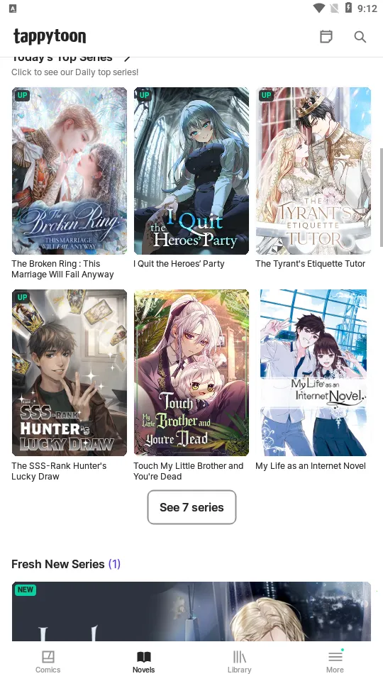 tappytoon���İ�v3.51.1 ��Ѱ��ͼ