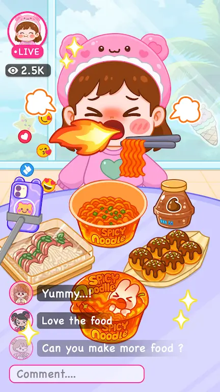 �Բ����ǣ�ASMRֱ������(��ʳֱ����Ϸ)v1.5 �ٷ������ͼ