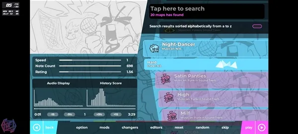 Night Dancer�����ֻ���v1.1.8-HOTFIX ��Ѱ��ͼ
