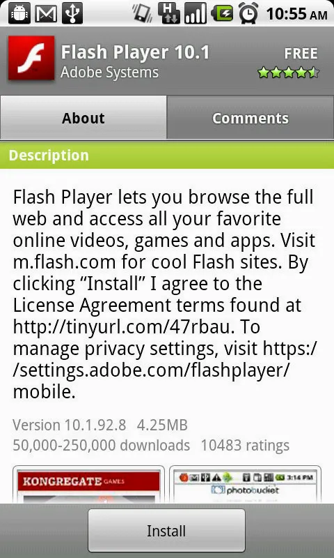 flash��������ֻ���v1.0 ��׿���ͼ